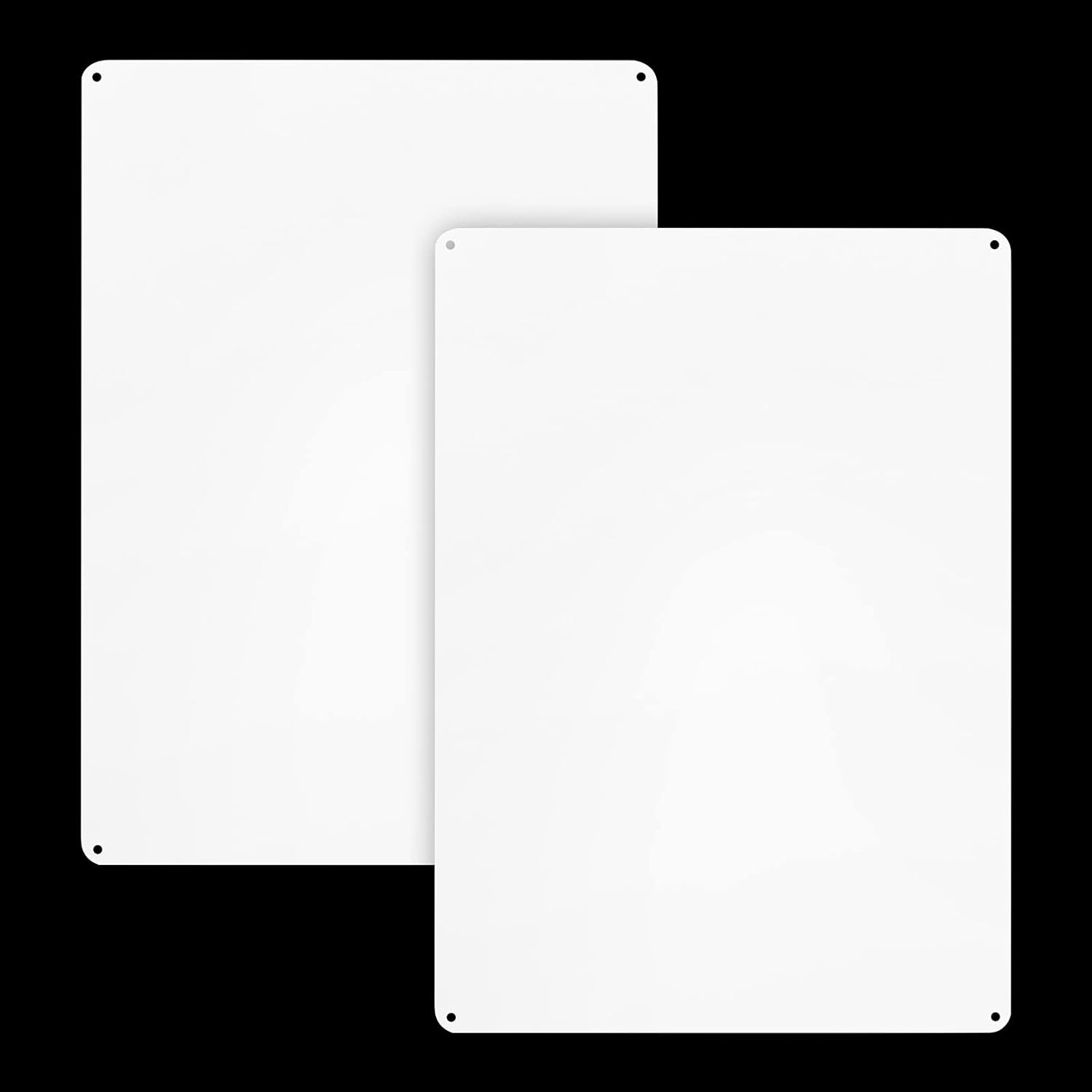 2-Pack White Sign Blanks, 14x 10 .04 Aluminum