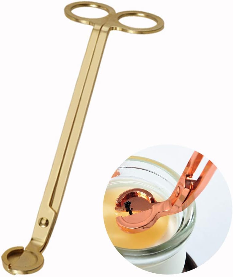 Candle Wick Trimmer Candle Wick Clipper Wick Cutter Scissor, Gold