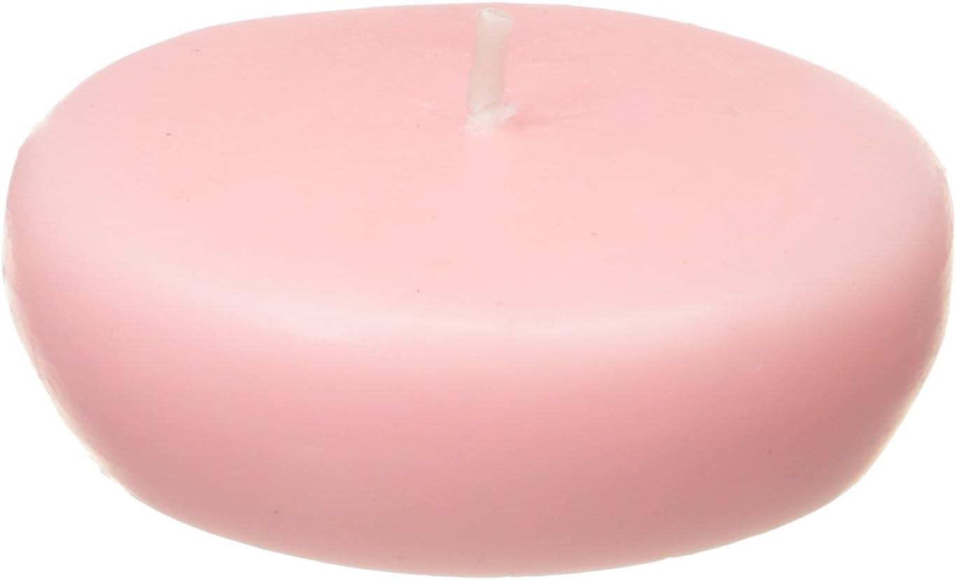 CFZ-025 24-Piece Floating Candles, 2.25-Inch, Light Rose