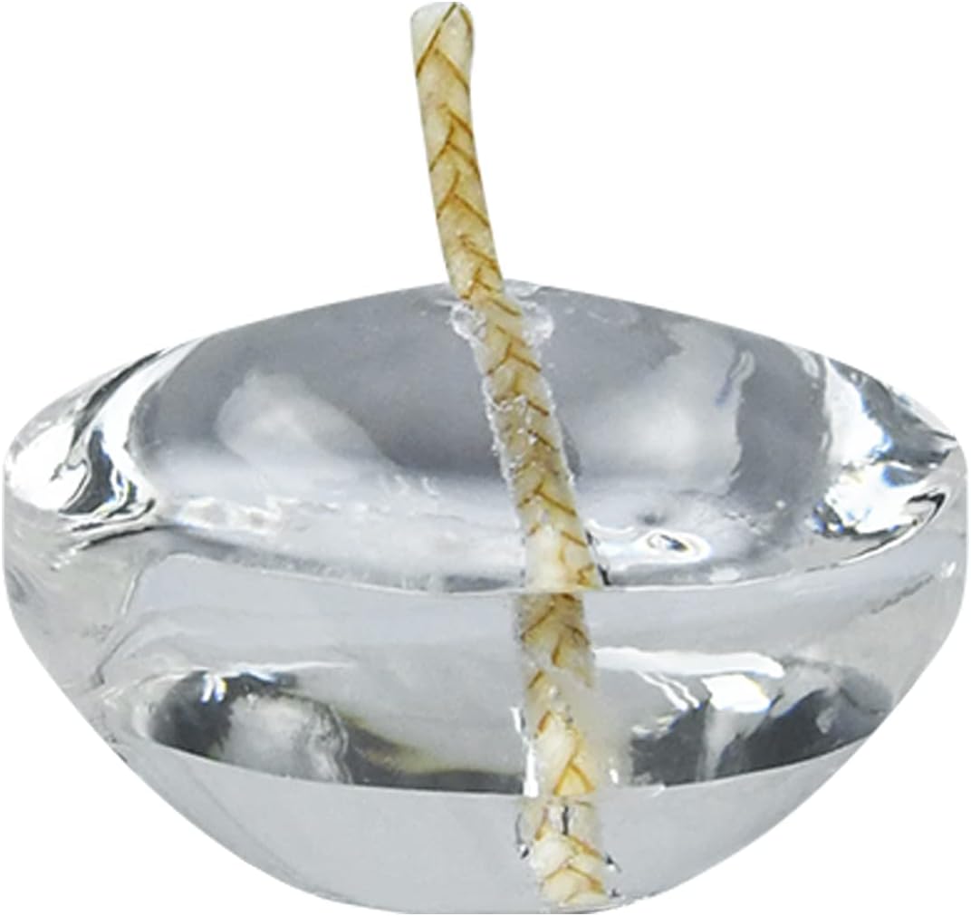 12-Piece Floating Candles, 1.75-Inch, Clear Gel