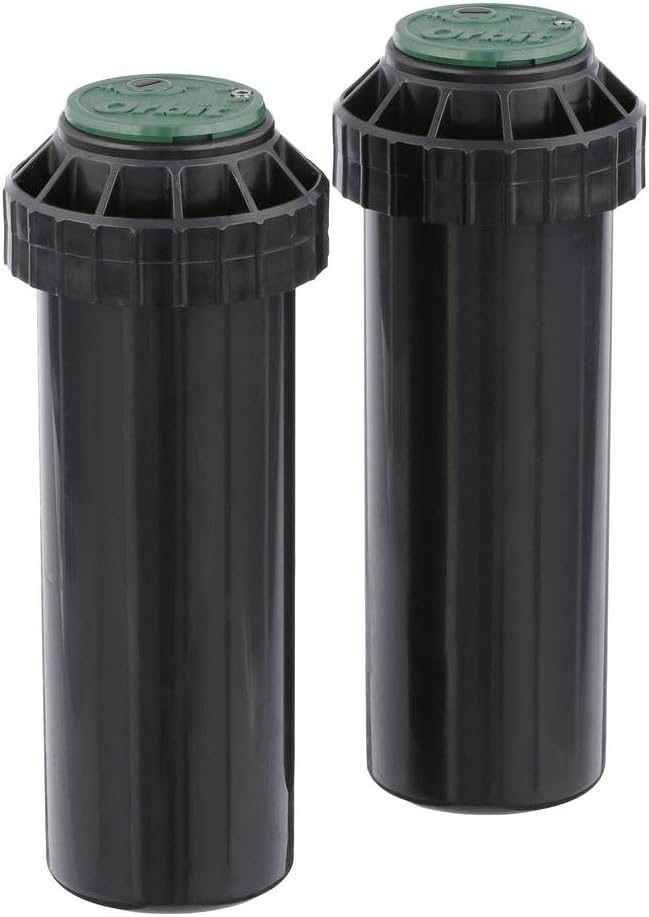 Orbit Watermaster 55461 Voyager 4-Inch Adjustable Pop-Up Gear Drive Sprinkler Head,2-Pack