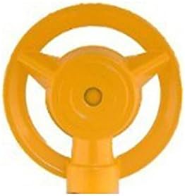 004113 Naan Irrigator Sprinkler 30 ' Round Carded, No Size, Yellow