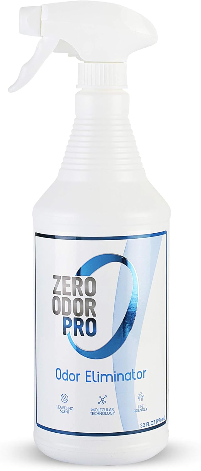 Zero Odor Pro - Commercial Strength Odor Eliminator - Neutralizer - Deodorizer - Smell Remover - Trigger Spray (32-ounce)