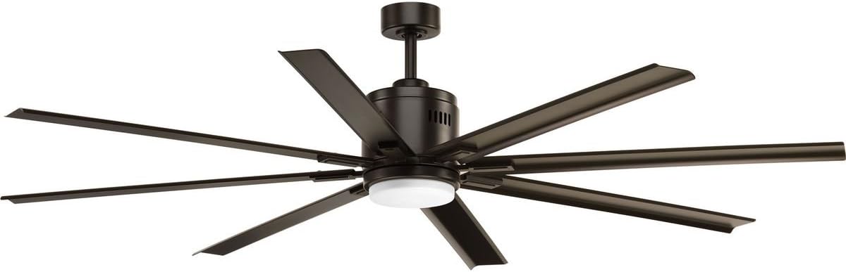 Vast Collection 72-Inch 8-Blade Bronze Modern Ceiling Fan