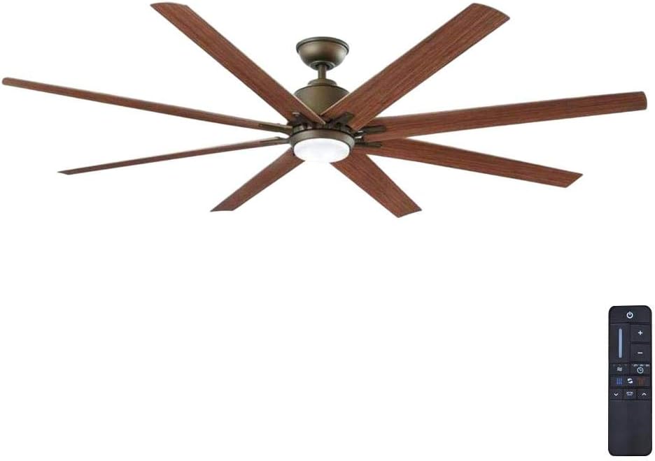 Collection Kensgrove 72 in. LED Indoor/Outdoor Espresso Bronze Ceiling Fan YG493OD-EB