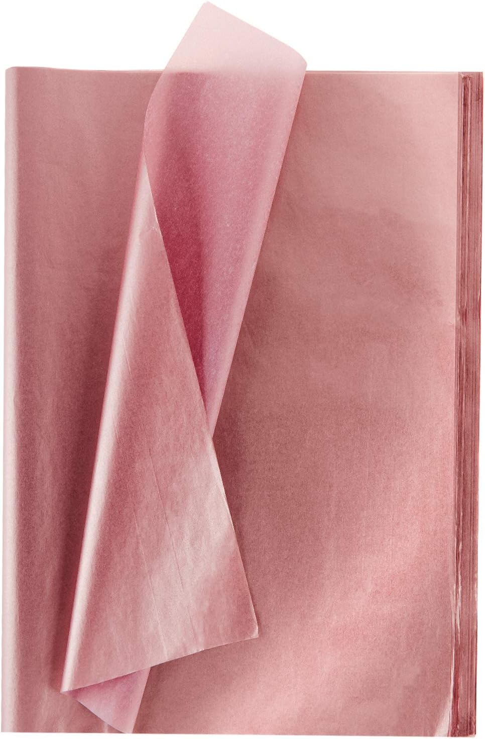 Whaline Rose Gold Tissue Paper Bulk, 100 Sheets Metallic Gift Wrapping Paper for Home, Kitchen, Weddings, Birthday Party, Showers, Arts Crafts, DIY