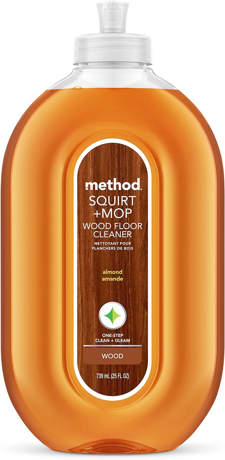 Method Squirt   Mop Hardwood Floor Cleaner, Almond, 25 Ounce, 1 pack, Packaging May Vary