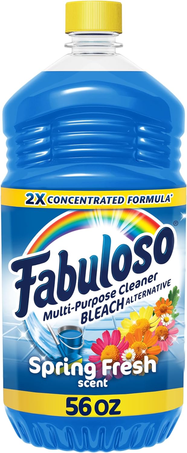 Fabuloso Multi-Purpose Cleaner, 2X Concentrated Formula, Spring Fresh Scent, 56 oz