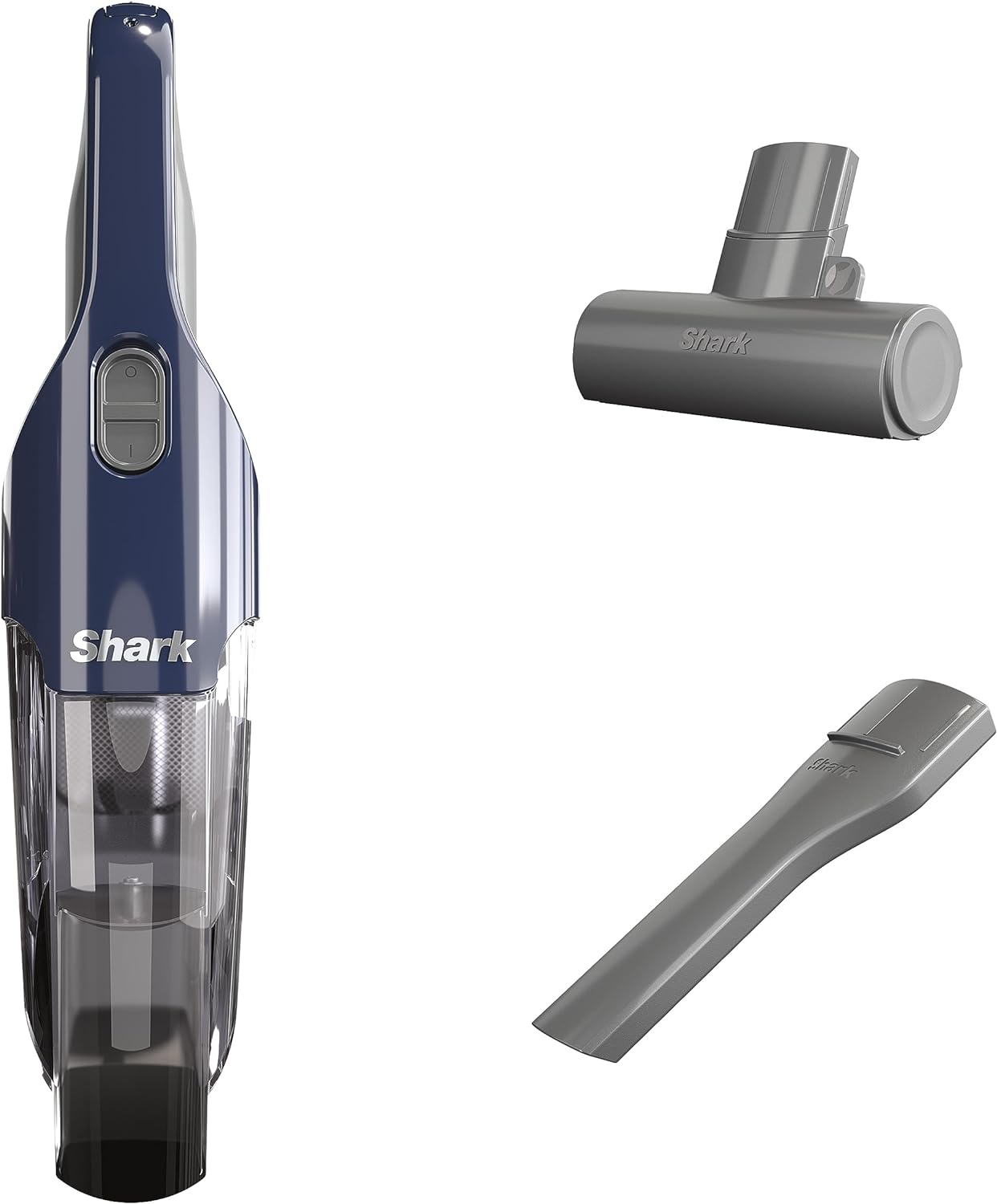 Shark CH701 Cyclone PET Handheld Vacuum with PetExtract Hair, 8 Crevice Tool, HyperVelocity Suction, Navy Blue/Grey, No Size