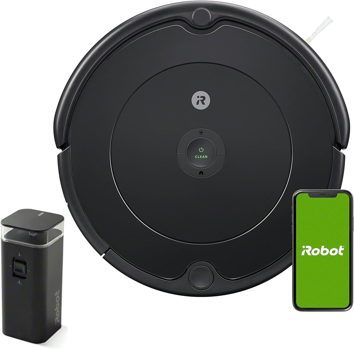 iRobot Roomba 694 Robot Vacuum-Wi-Fi Connectivity, Good for Pet Hair, Carpets, Hard Floors, Self-Charging with Authentic Replacement Parts- Dual Mode Virtual Wall Barrier,Black