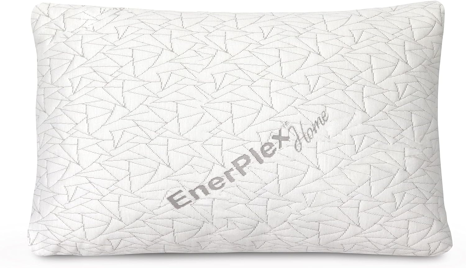 EnerPlex Memory Foam Pillows - Pack of 1 Adjustable, Queen Size Pillows for Sleeping w/Extra Foam - Machine Washable Firm Pillow