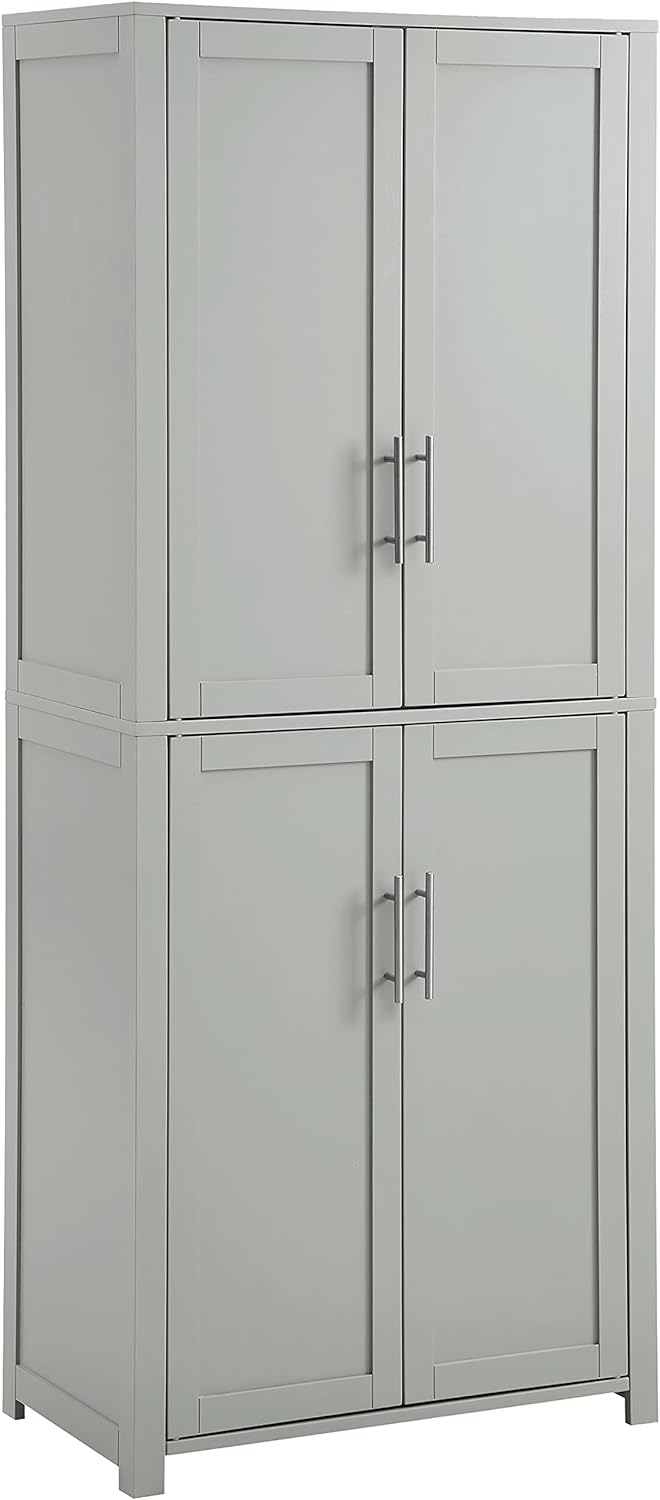 Crosley Furniture Savannah Tall Pantry, Gray