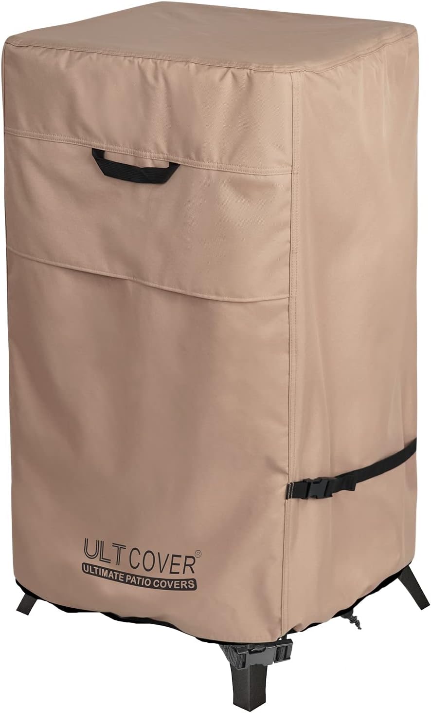 ULTCOVER Waterproof Vertical Electric Smoker Cover 30 inch for Most Square Gas Propane BBQ Smokers Size Upto 22W x 20D x 35H inch