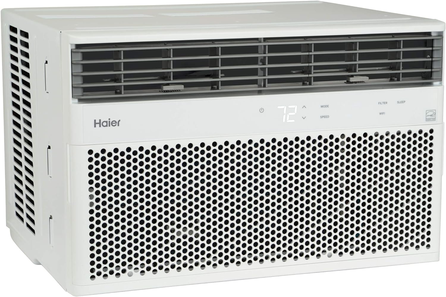 Haier Window Air Conditioner 10000 BTU, Wi-Fi Enabled, Energy-Efficient Cooling for Medium Rooms, 10K BTU Window AC Unit with Easy Install Kit, Control Using Remote or Smartphone App