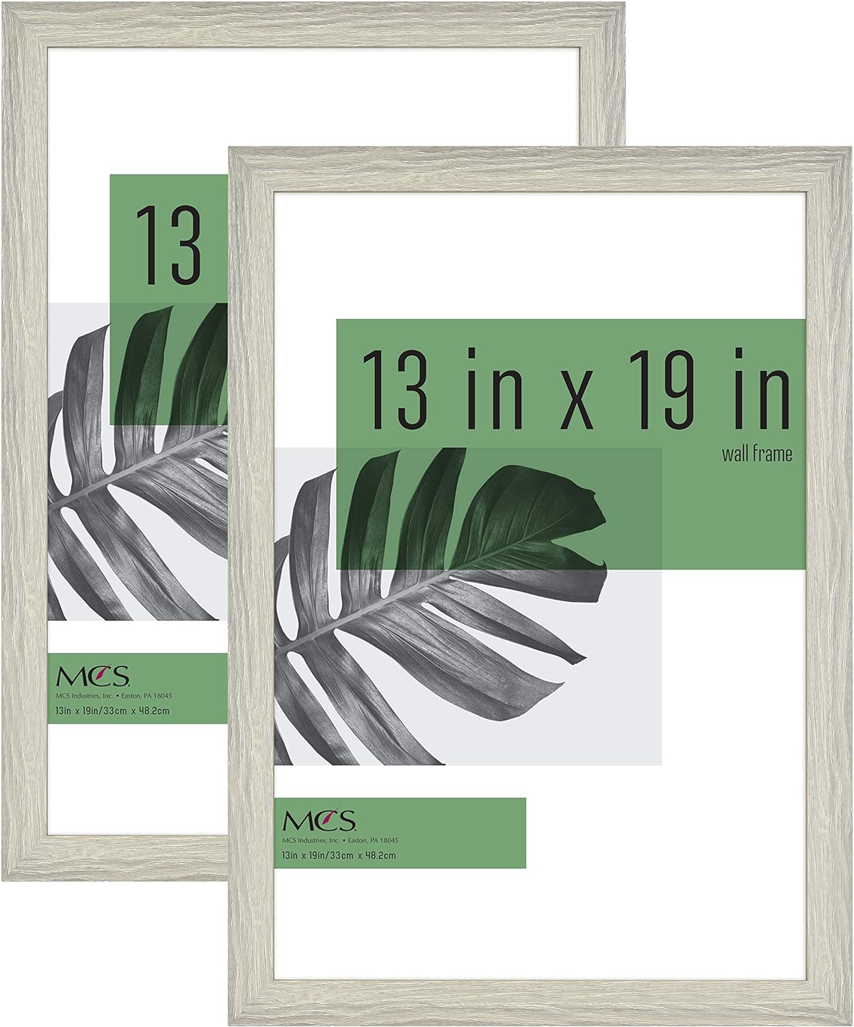 MCS Studio Gallery Frame, Gray Woodgrain, 13 x 19 in, 2 pk