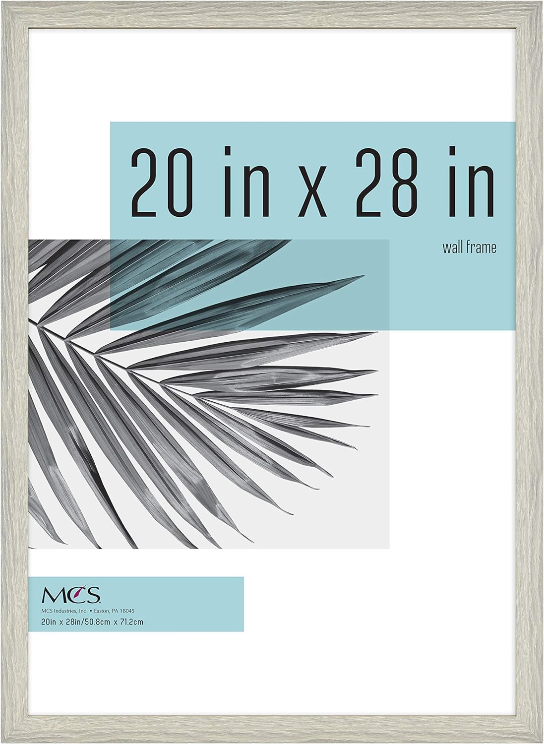 MCS Studio Gallery Frame, Gray Woodgrain, 20 x 28 in, Single