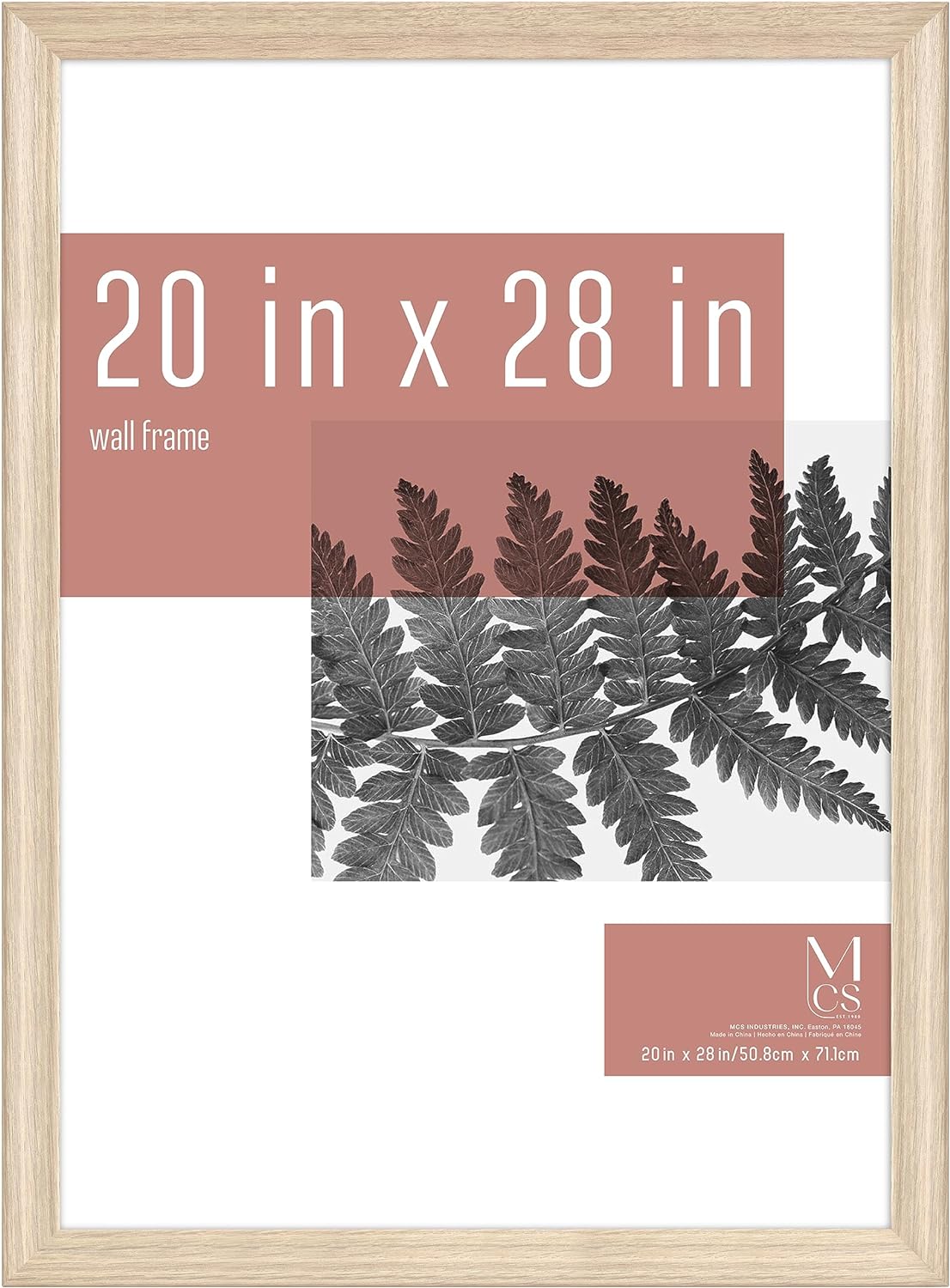 MCS STUDIO GALLERY 2 FRAME 20X28 NATURAL WOODGRAIN