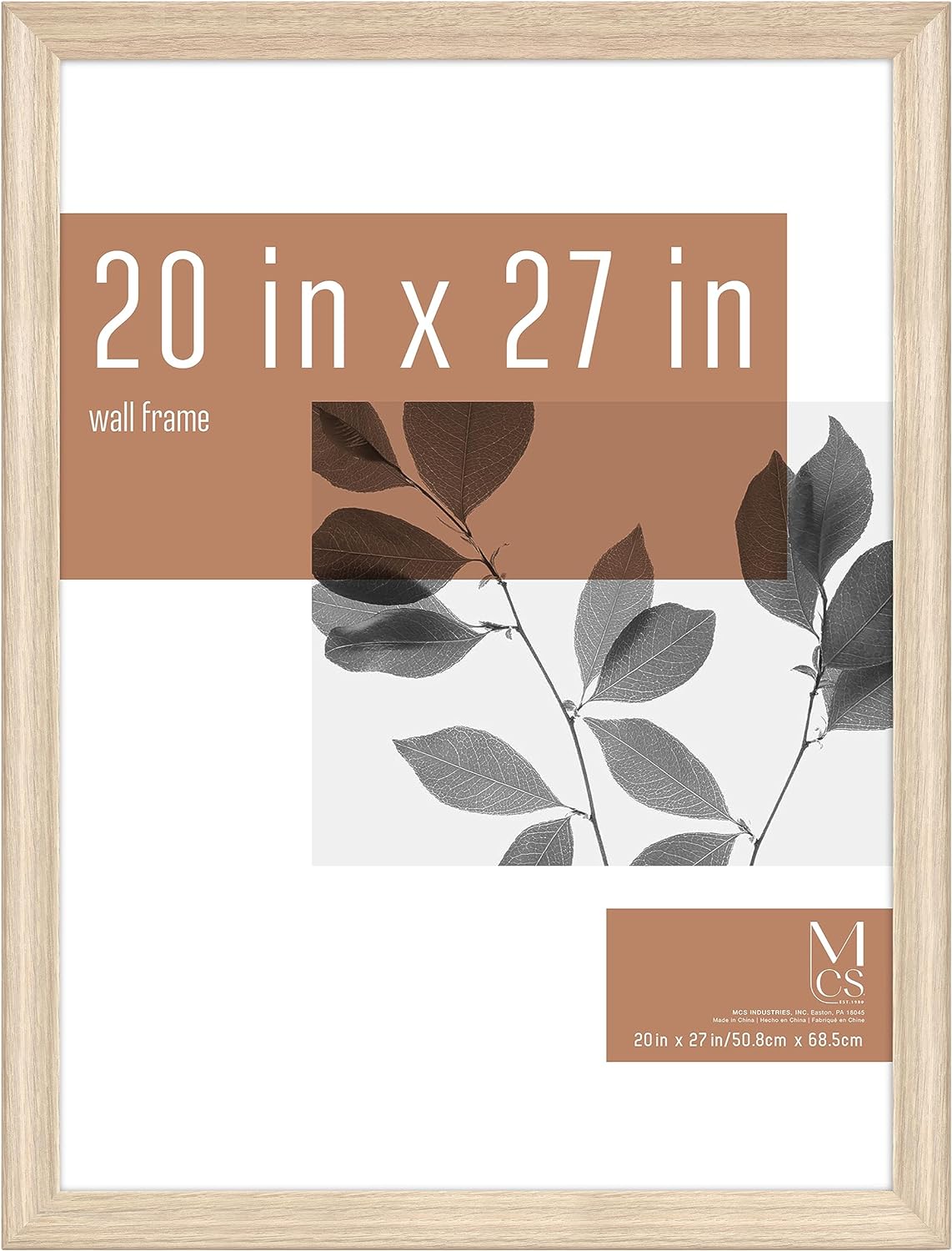 MCS STUDIO GALLERY 2 FRAME 20X27 NATURAL WOODGRAIN