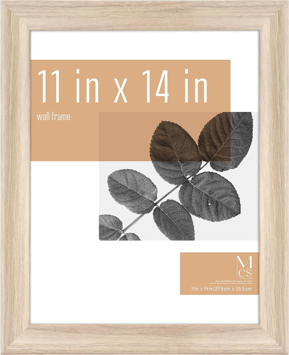 MCS STUDIO GALLERY 2 FRAME 11X14 NATURAL WOODGRAIN