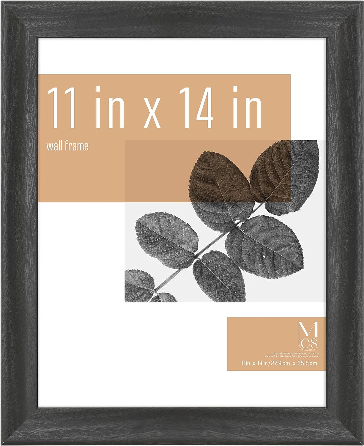 MCS STUDIO GALLERY 2 FRAME 11X14 BLACK WOODGRAIN