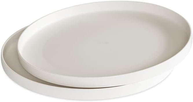 Nordic Ware 10-Inch Meal Plate, Set of 2, White