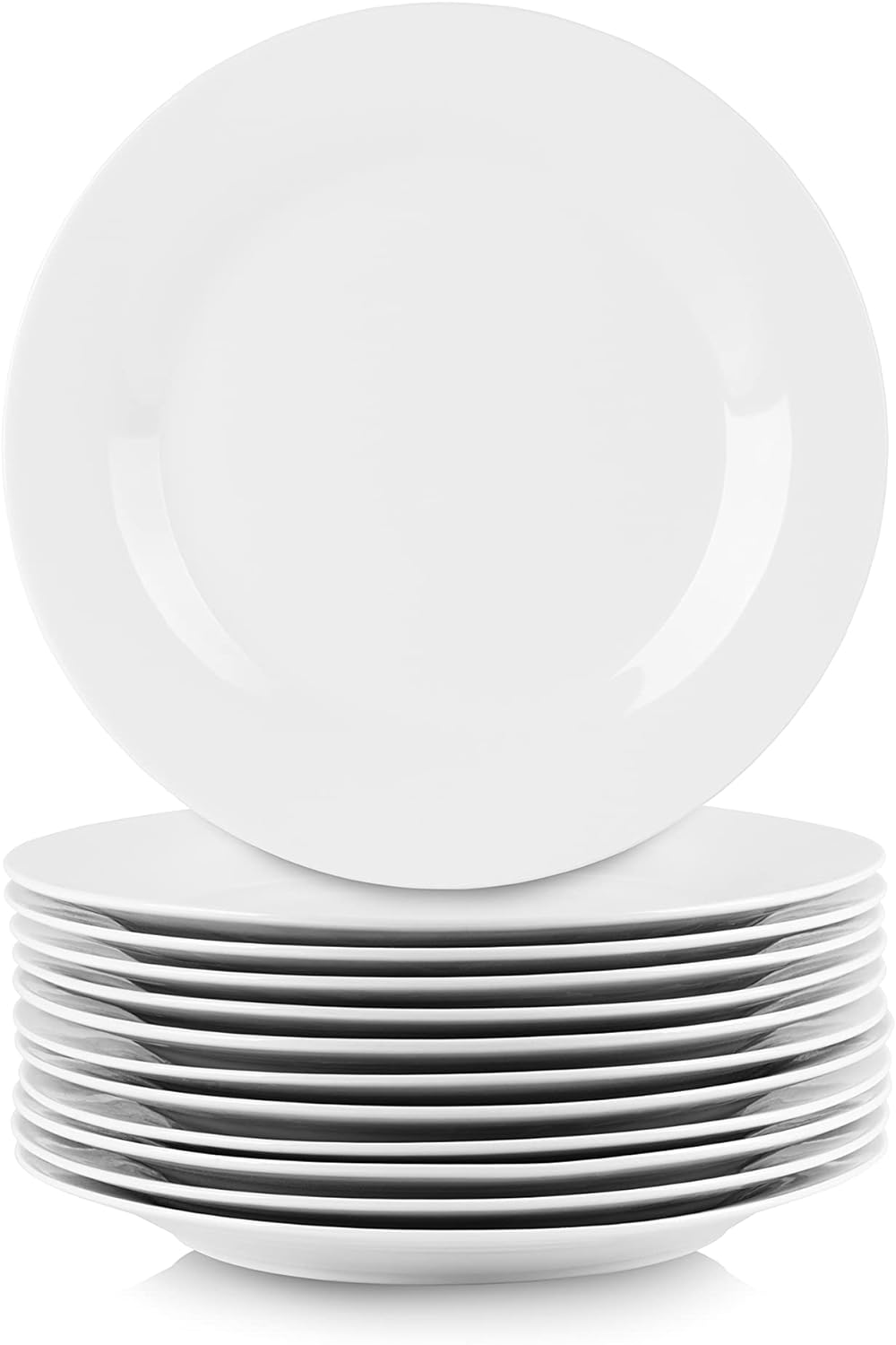 10 Strawberry Street 10.5 Catering Round Dinner Plate, Set of 12