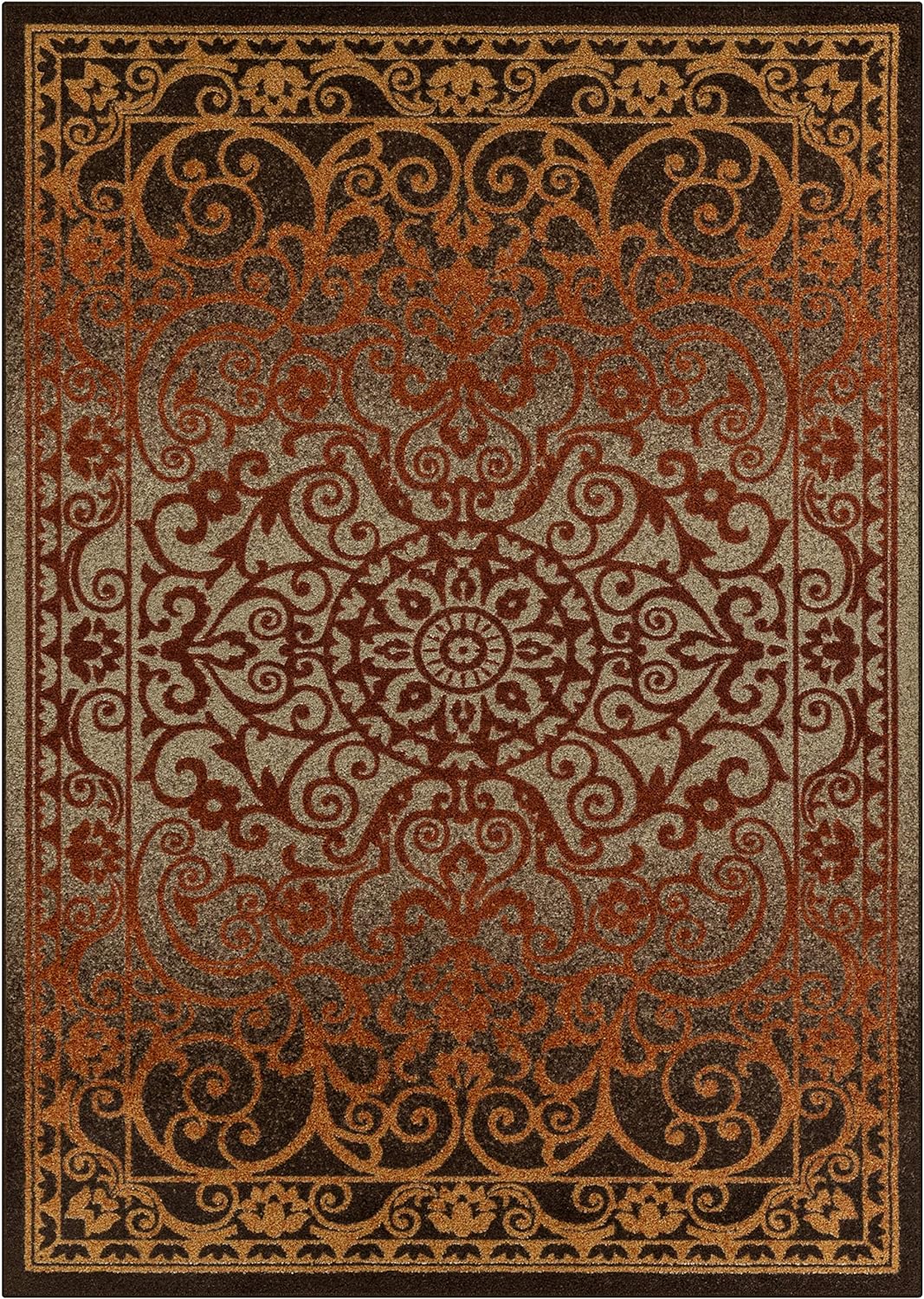 Maples Rugs Pelham Vintage Area Rugs for Living Room & Bedroom [Made in USA], 5 x 7, Rustique