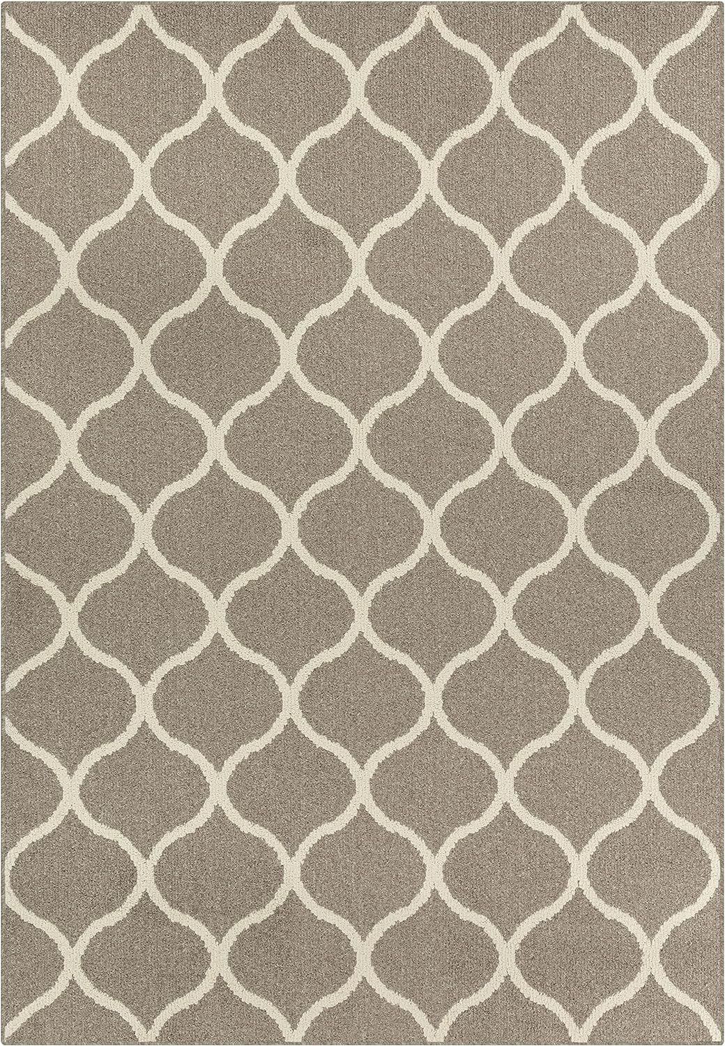 Maples Rugs Rebecca Contemporary Area Rugs for Living Room & Bedroom [Made in USA], 5' x 7', Koala