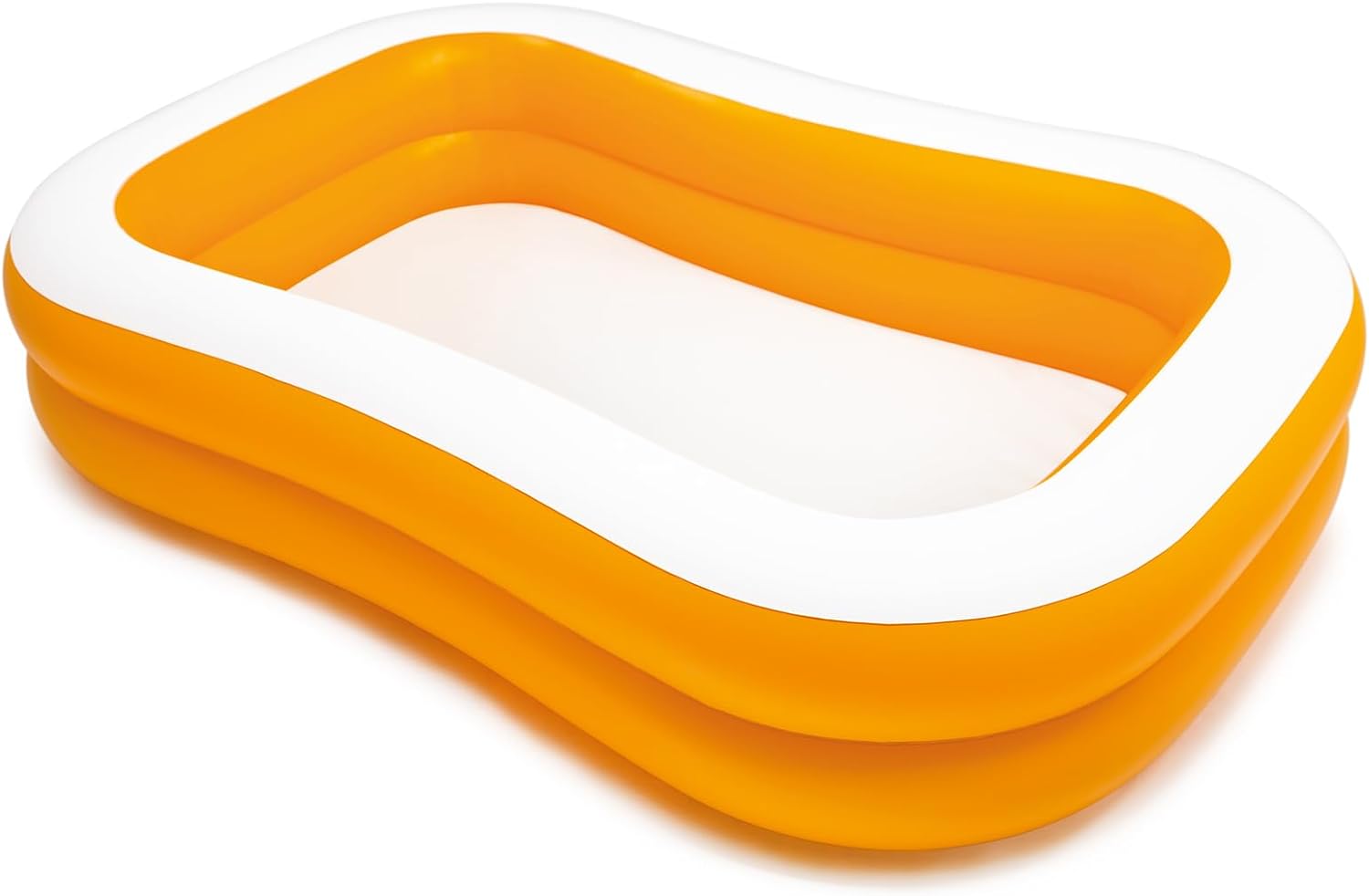 Intex 57181EP 7.5ft x 4.8ft x 18in Mandarin Swim Center Inflatable Pool, Orange