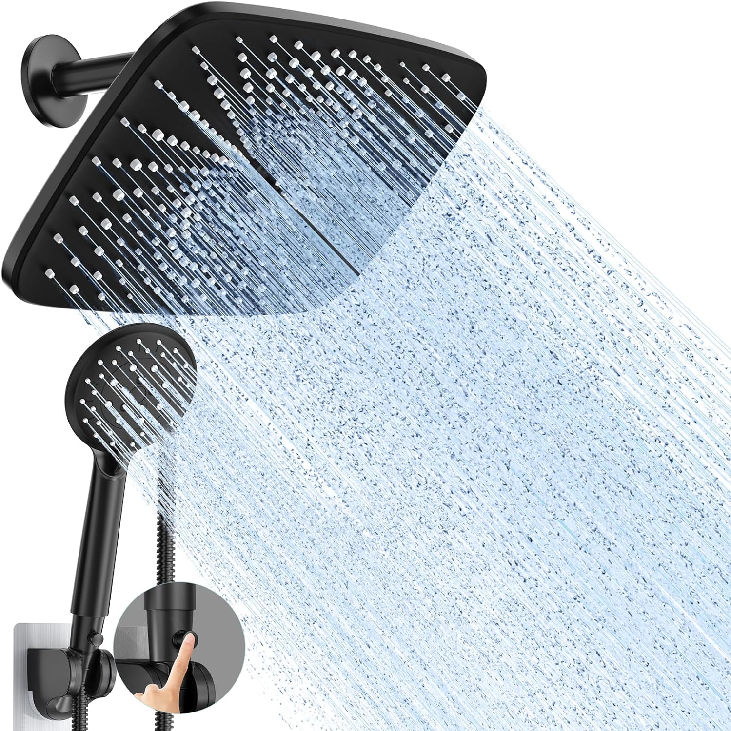 I recently upgraded my shower experience with the Veken 12 Inch High Pressure Rain Shower Head, and I must say, it has been a game-changer! Here' why I'm absolutely thrilled with this purchase:1. Impressive Water Pressure:The high-pressure performance of this shower head is truly remarkable. It delivers a strong and invigorating rainfall experience that feels luxurious and revitalizing. Say goodbye to lackluster showers C the Veken shower head ensures you get the perfect water pressure every ti