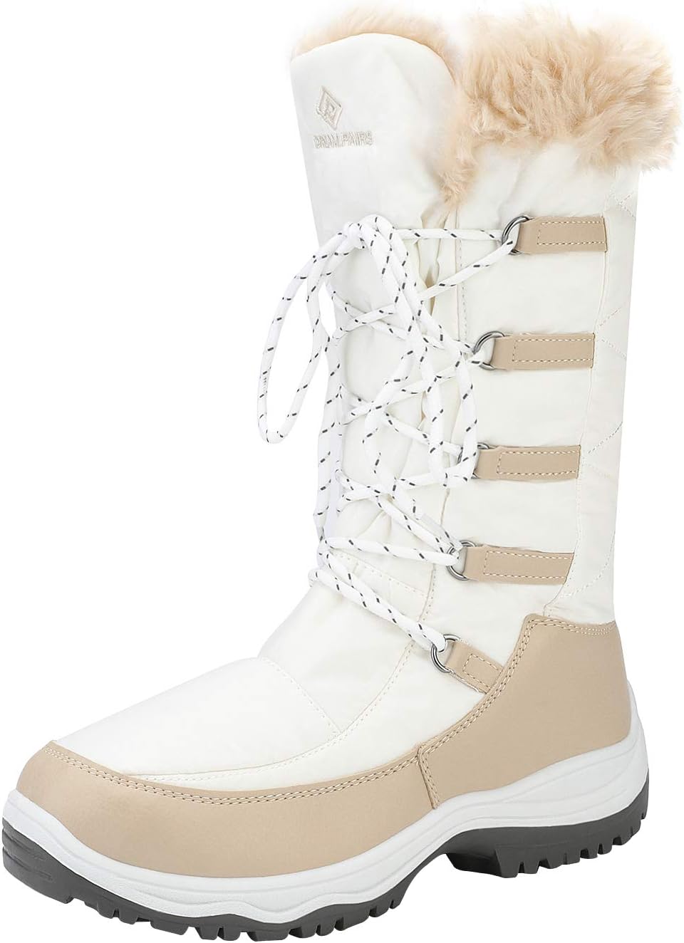 DREAM PAIRS Women' Warm Faux Fur Lined Mid-Calf Winter Snow Boots