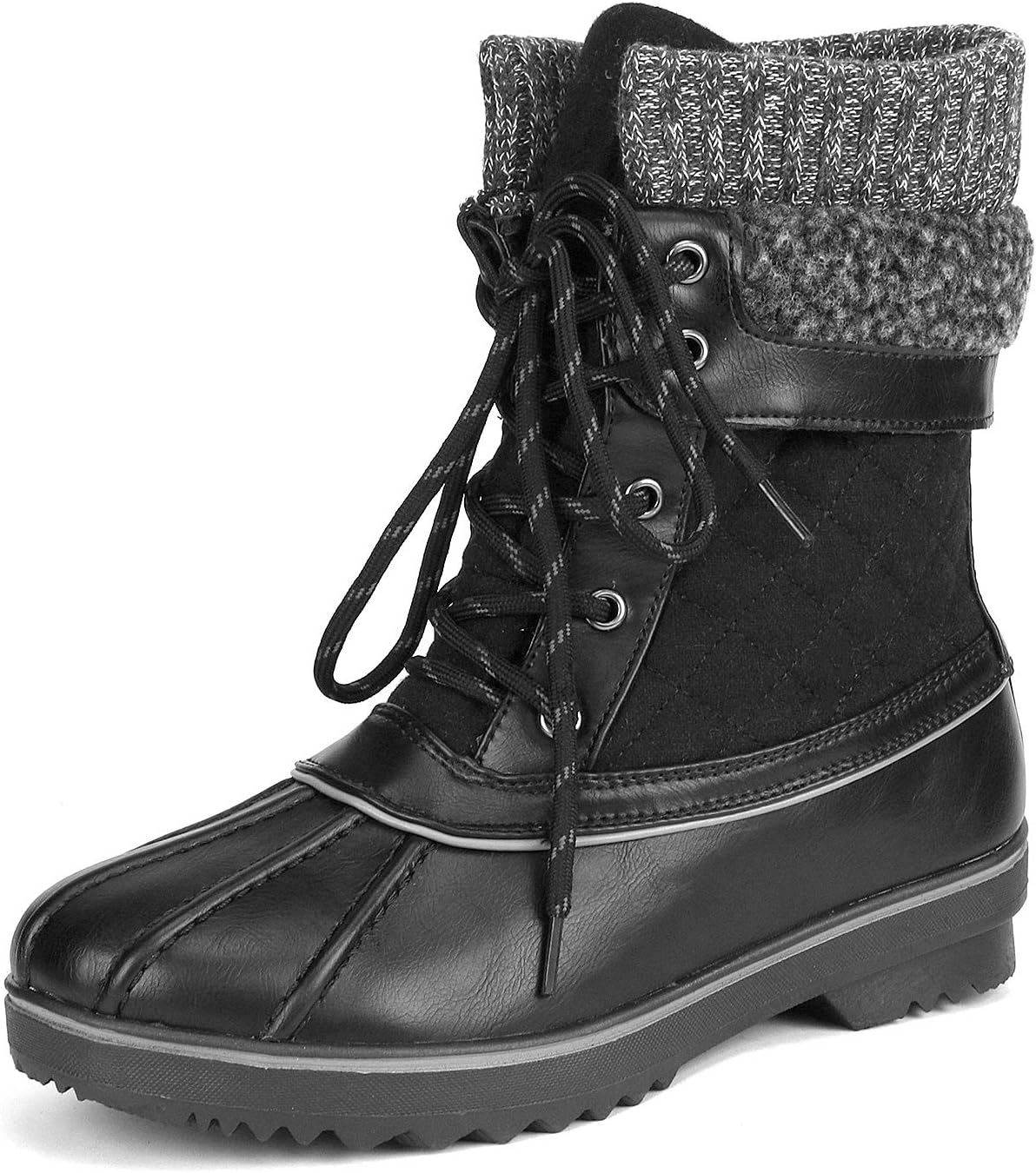 DREAM PAIRS Women' Mid Calf WaterProof Winter Snow Boots