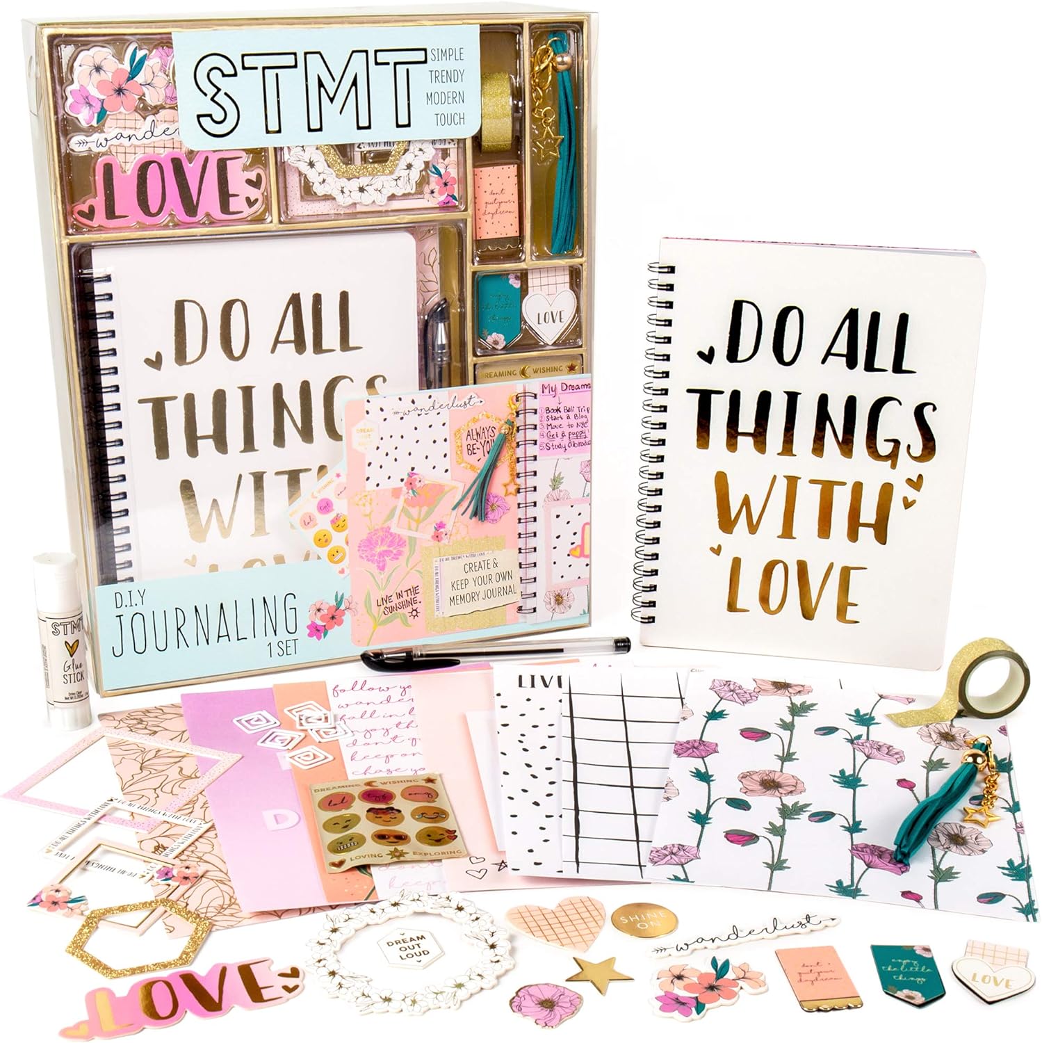 STMT D.I.Y. Do All Things With Love Journaling Set, Stationery Set, Bullet Journal Kit, Journaling Kit, Journals for Teen Girls, DIY Journal Set for Girls Ages - 8 